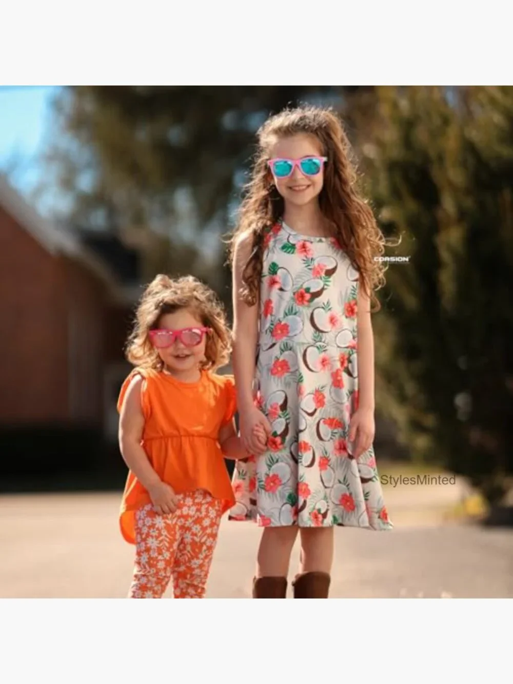 Kids Polarized Sunglasses Flexible TPEE Rubber Shades Ages 4-12